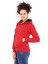 Fort Collins Women Red Hooded Sweatshirt