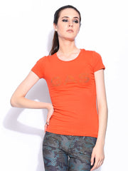 GAS Women Orange T-shirt