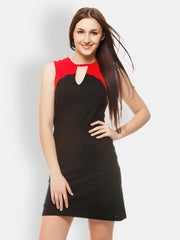 Gristones Black A-line Dress