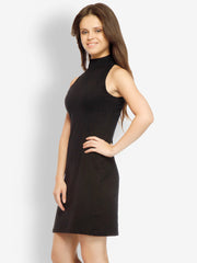 Gritstones Black A-line Dress
