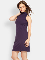 Gritstones Purple A-line Dress