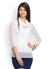 GRITSTONES Women White Top