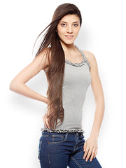 GRITSTONES Women Grey Top