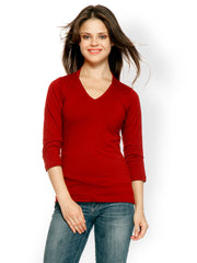 GRITSTONES Women Maroon Top