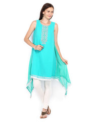 Gili Women Blue Kurta