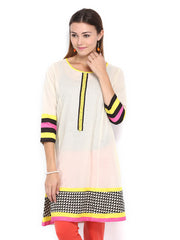 Gili Women Off-White Kurta