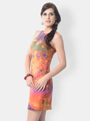 Glam and Luxe Orange Bodycon Dress