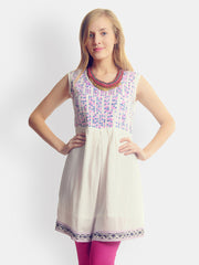 Glam and Luxe Women White Kurta