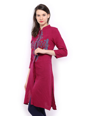 Global Desi Women Pink Kurta