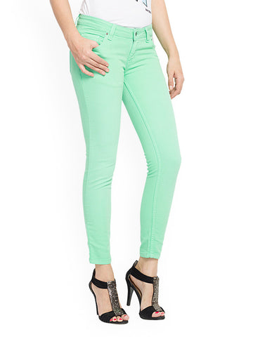 Globus Women Green Skinny Fit Jeans