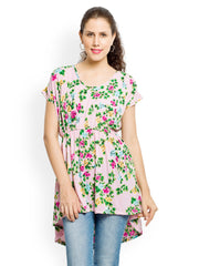 Globus Women Pink Printed Top
