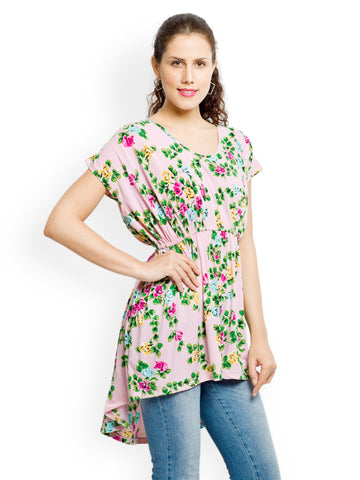 Globus Women Pink Printed Top