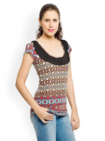 Globus Women Multicoloured Printed Top