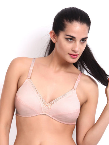 Hanes Pink Soft Cup Wirefree Bra G449