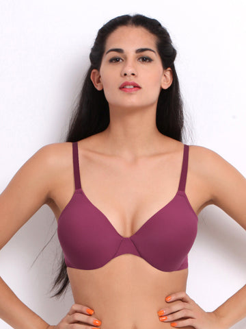Hanes Purple Concealer Underwire BRA G511