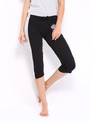Hanes Women Black Lounge Pants WPF21-002-CP