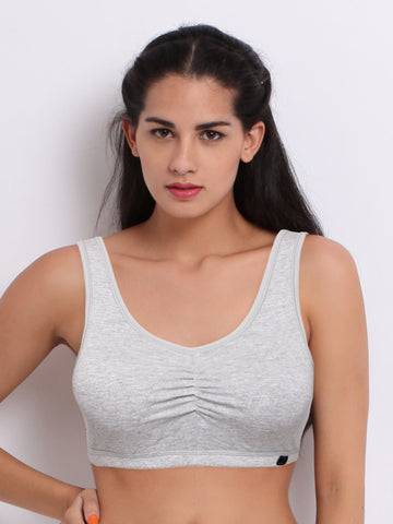 Hanes Grey Active Comfort Sports Bra U201