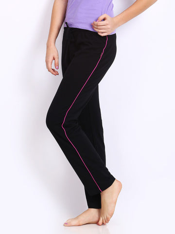 Hanes Women Black Lounge Pants WPR71-002-CP