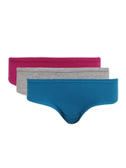 Hanes Women Pack of 3 Assorted Hipster Briefs P178 PL