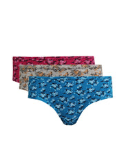 Hanes Women Pack of 3 Hipster Briefs P188-615-PR