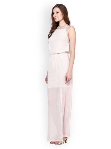 Harpa White Printed Maxi Dress