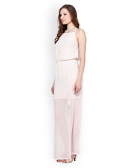 Harpa White Printed Maxi Dress