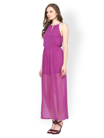 Harpa Purple Maxi Dress