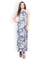 Harpa Blue Maxi Dress