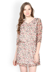 Harpa Multi-Coloured Printed Shift Dress