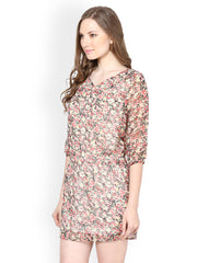Harpa Multi-Coloured Printed Shift Dress