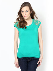 Harpa Women Teal Green Top