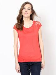 Harpa Women Coral Red Top