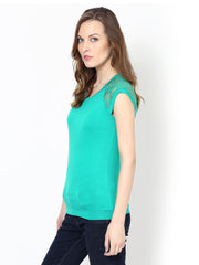 Harpa Women Teal Green Top