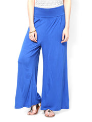 Harpa Women Blue Palazzo Trousers
