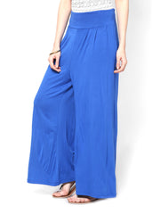 Harpa Women Blue Palazzo Trousers