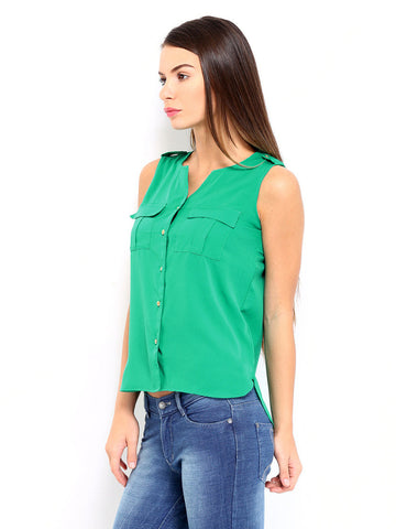 Inmark Women Green Top