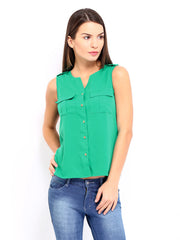 Inmark Women Green Top