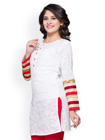 Iti Women White Kurta