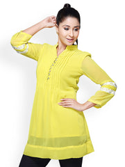 Iti Women Yellow Kurta