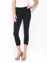 Jealous 21 Women Black Capri Leggings