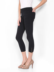 Jealous 21 Women Black Capri Leggings