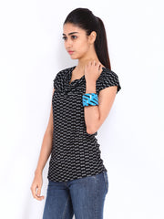 Jealous 21 Women Black Printed Top