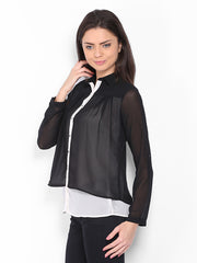 Jealous 21 Women Black Shirt