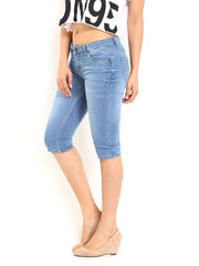 Jealous 21 Women Blue Denim Shorts