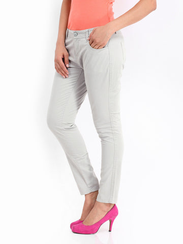 Jealous 21 Women Grey Trousers