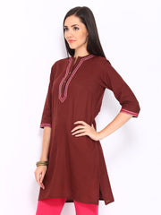 Jola Women Brown Kurta