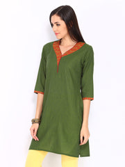 Jola Women Green Kurta