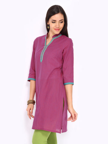 Jola Women Pink Kurta