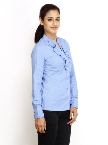 Kaaryah Women Blue Shirt