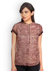 Kaaryah Women Brown Printed Top